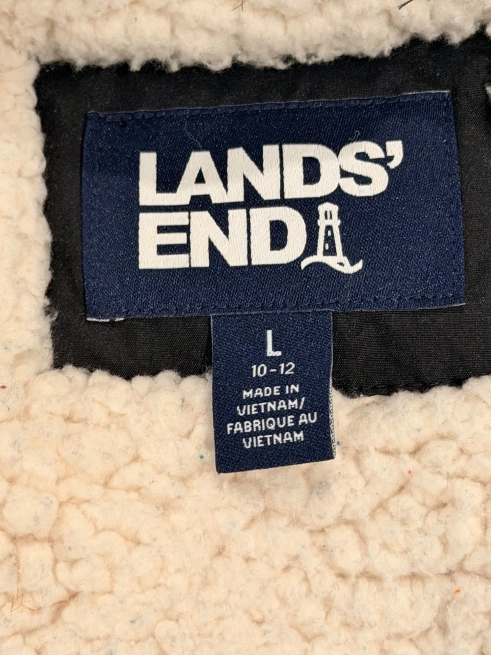 Lands’ End Kids Expedition Waterproof Down Winter Parka L 10-12